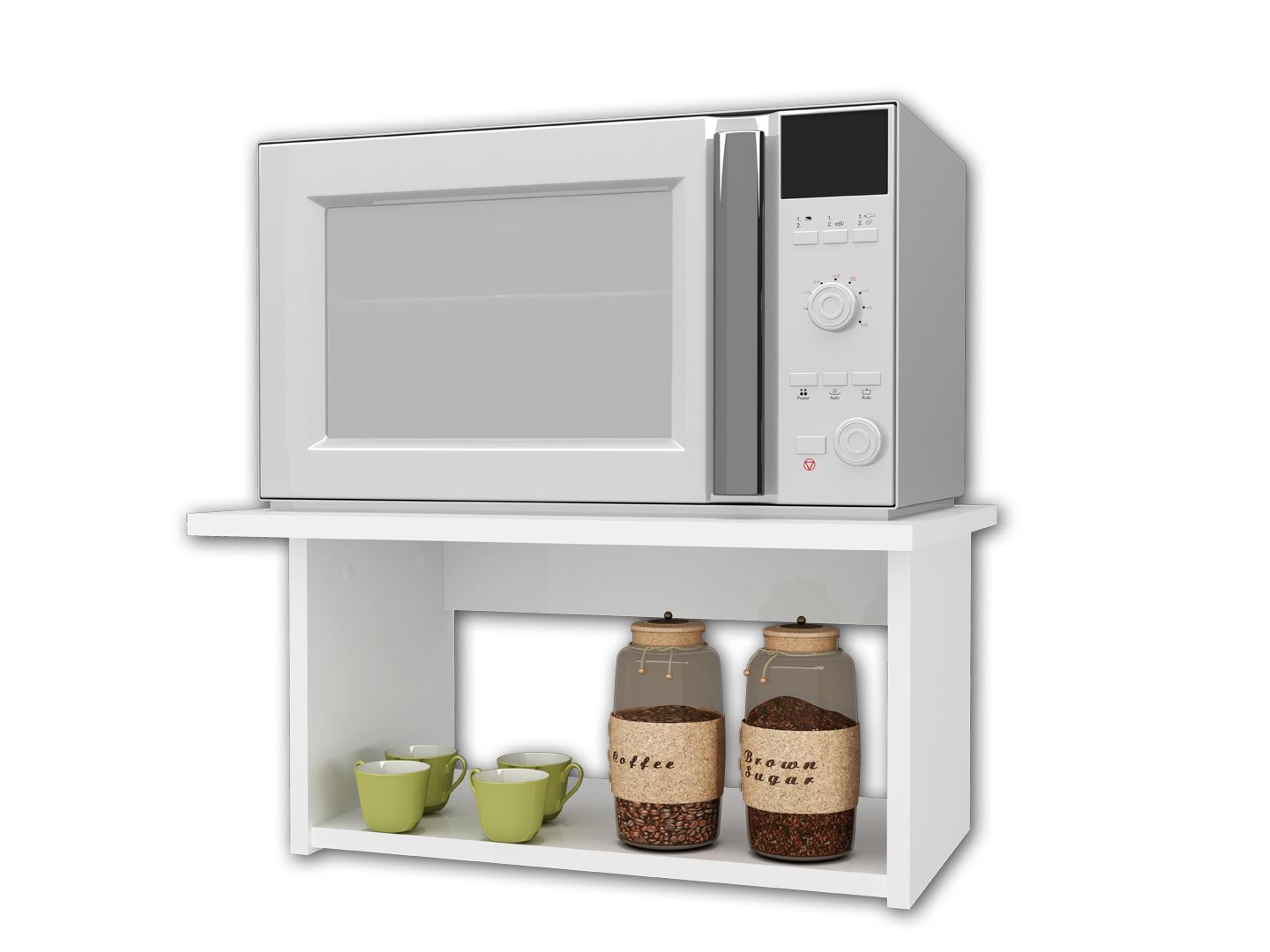 Repisa Porta Microondas Cuoco - Muebles Bonno